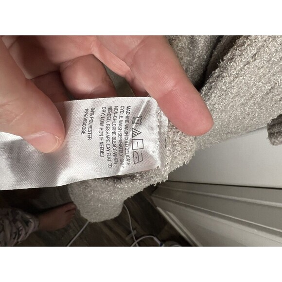 Modern Soul Cozy Knit Open Front Cardigan Pockets TAN Size Large NWOT - Picture 12 of 12